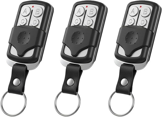 3 Pack Keychain Remote Work for LiftMaster Chamberlain Craftsman Garage Door Opener Remote, Replacement 893LM 893Max 891LM 971LM 973LM 371LM 373LM Garage Door Opener Control with Slide