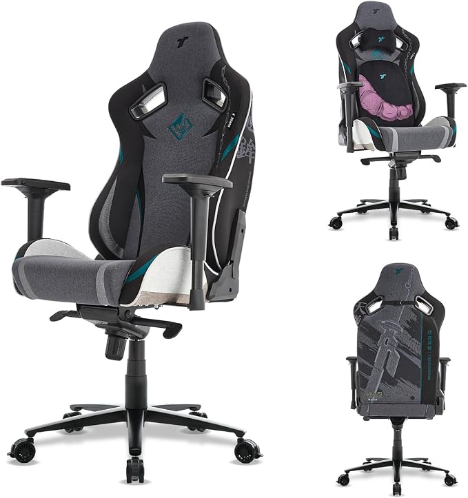 TTRACING Jujutsu Kaisen Toji Gaming Chair with 440lb Capacity | Durable PU leather & steel base, ideal for home office or study. Features 4D armrests and 155° recline to relieve fatigue.