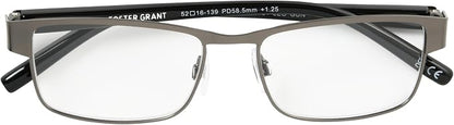 Foster Grant Men's Leo Square Reading Glasses