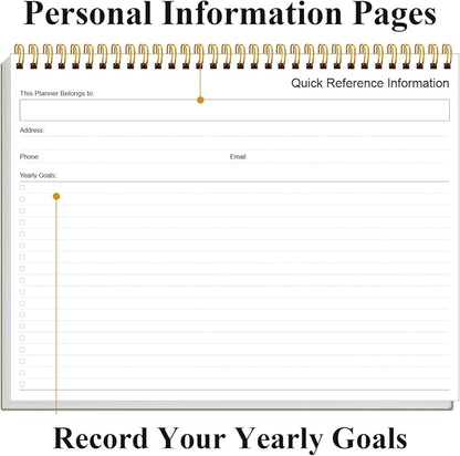 Weekly Productivity Dashboard - 8.5" x 11" Dashboard Desk Notepad Has 6 Focus Areas to List Tasks for Goals, Projects, Clients, Academic or Meal-Organize Your Daily Work Efficiently, 54 Weeks, Green