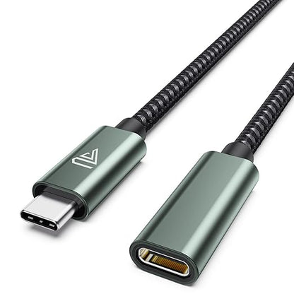 Faracent USB C Extension Cable (20Gbps/240W/3.3Ft), USB 3.2 Type C 3.1 Male to Female Extension Charging & Sync for iPhone 17 16 15 Pixel PSVR2 MacBook Air Pro/New iPad Dell XPS Surface Book