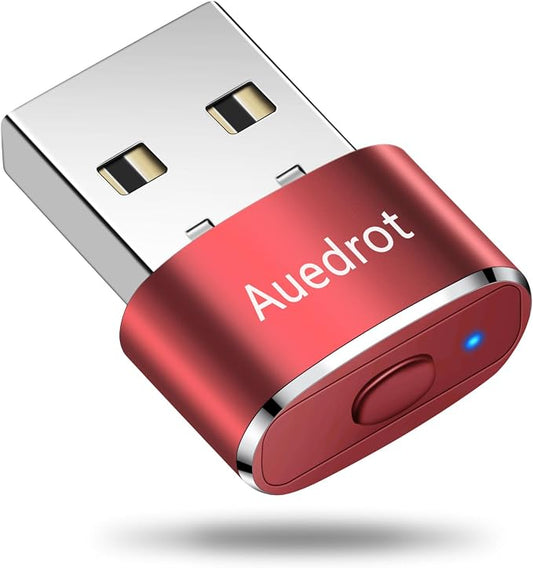 Auedrot Mouse Jiggler USB Mover with Switch Button, Automatic Mouse Wiggler with 2 Jiggle Modes, Plug & Play, Keep Computer/Laptop Awake, Orange