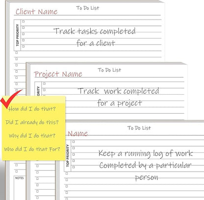 Life Charge To Do List Notepads for Work, Daily Checklist Planner Pads with Priority & Notes, Task Organizer & Productivity Planner, Multiple Sizes & Layouts