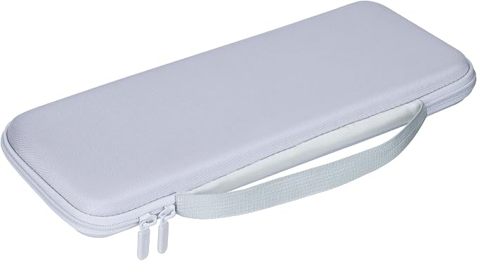 Lebakort Hard Carry Case Compatible with Logitech Pebble Keys 2 Combo K380s K380 Keyboard + M350 Pebble Mouse Combo (Off White Case)