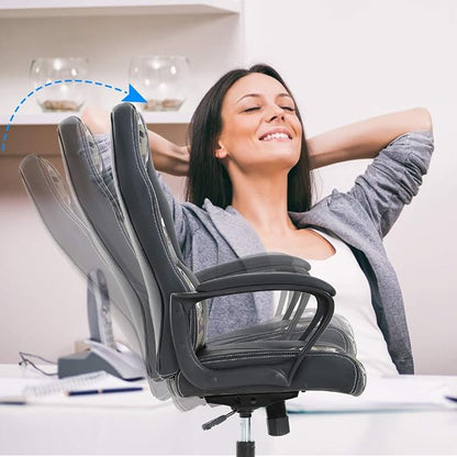 BestOffice Office Chair PC Gaming Chair Cheap Desk Chair Ergonomic PU Leather Executive Computer Chair Lumbar Support for Women, Men (Camo)