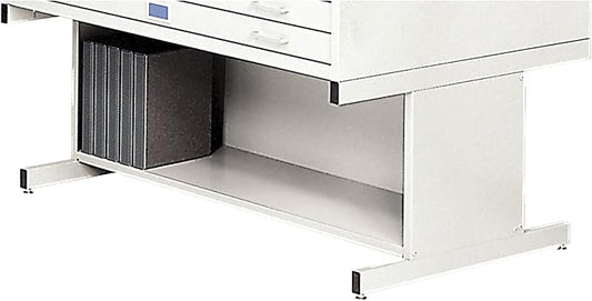 Safco Products Flat File High Base for 5-Drawer 4998WHR Flat File, Sold Separately, White
