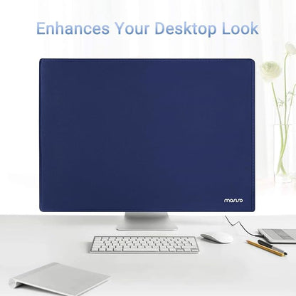 MOSISO Monitor Dust Cover 26, 27, 28, 29 inch Anti-Static Dustproof LCD/LED/HD Panel Case Computer Screen Protective Sleeve Compatible with iMac 27 inch, 26-29 inch PC, Desktop and TV, Royal Blue