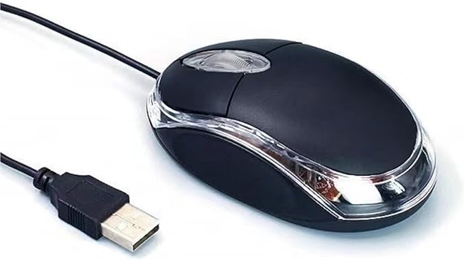 Guiheng Wired Mini Optical Mouse Computer Mouse Ergonomic Mouse with USB Mouse for Laptop PC Desktop mice Compatible with Windows Linux Mac fit for Office Business Home,Kids