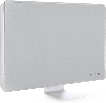 MOSISO Monitor Dust Cover 22, 23, 24, 25 inch Anti-Static Dustproof LCD/LED/HD Panel Case Computer Screen Protective Sleeve Compatible with iMac 24 inch, 22-25 inch PC, Desktop and TV, Gray