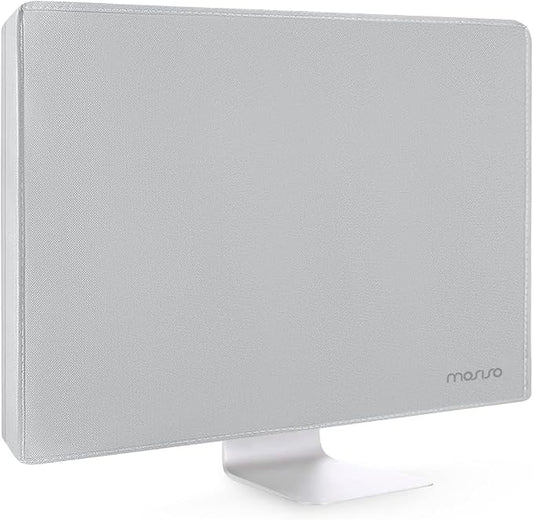 MOSISO Monitor Dust Cover 22, 23, 24, 25 inch Anti-Static Dustproof LCD/LED/HD Panel Case Computer Screen Protective Sleeve Compatible with iMac 24 inch, 22-25 inch PC, Desktop and TV, Gray