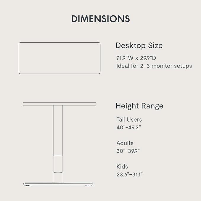 FLEXISPOT E6 Bamboo 3-Stage Dual Motor Electric Standing Desk 72 x 30 Sit Stand Up Desk, Holds 220 lbs, Adjustable Height w/Memory Presets, Solid Walnut Bamboo Desktop & White Frame, Ships in 2 Boxes