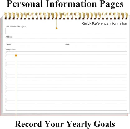 Weekly Productivity Dashboard - 8.5" x 11" Dashboard Desk Notepad Has 6 Focus Areas to List Tasks for Goals, Projects, Clients, Academic or Meal-Organize Your Daily Work Efficiently, 54 Weeks, Light Pink