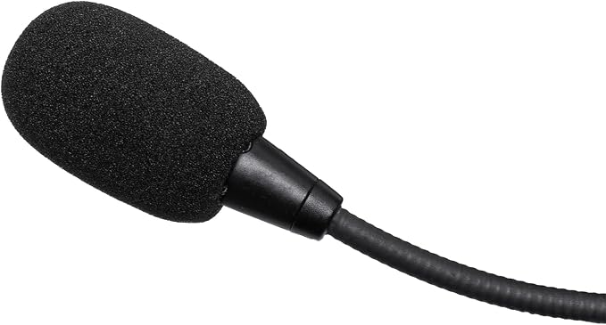 Mic Muff Compatible with Lightspeed Zulu 3 Headset, Sierra, Tango, PFX - 3 Foam Mic Covers + 3 O-Rings Kit