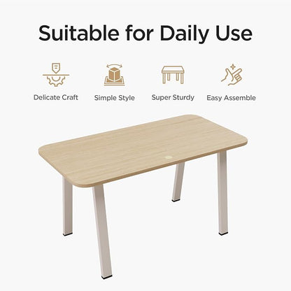 Modular Computer Office Desk, Modern Style Small Study Writing Workstation Table for Home & Business, Large (55" x 28")