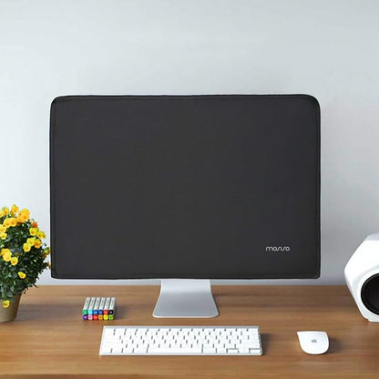 MOSISO Monitor Dust Cover 19,19.5,20,20.5,21 inch Anti-Static Dustproof LCD/LED/HD Panel Case Computer Screen Protective Sleeve Compatible with iMac 21.5 inch,19-21 inch PC,Desktop and TV, Black