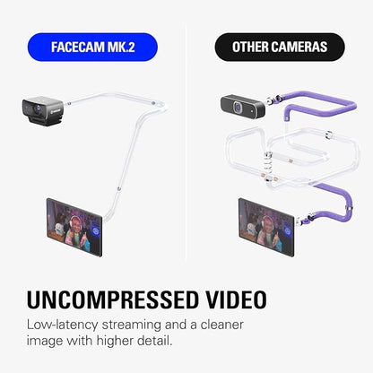 Elgato Facecam MK.2, Premium Full HD Webcam, HDR