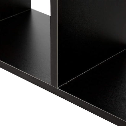 Hossejoy Desk Shelf, Adjustable Desktop Storage Organizer, Wood Display Shelf Rack, Office Supplies Desk Organizer, Black