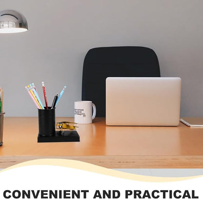 Pen Organizer Storage Container 5.70X4.52X2.95In Multi-Function Desk Pen Holder for Office Desktop Use Simple Style Pencil Holder