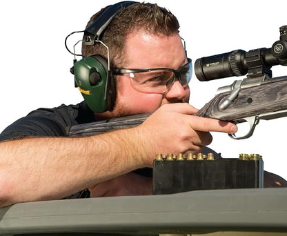Caldwell E-MAX Electronic Hearing Protection with Low Profile, Adjustable, 23 NRR, For Range, Shooting, and Hunting