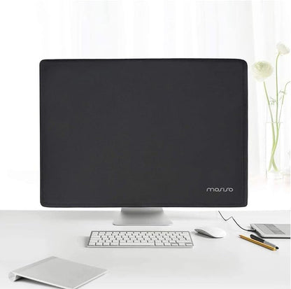 MOSISO Monitor Dust Cover 22, 23, 24, 25 inch Anti-Static Dustproof LCD/LED/HD Panel Case Computer Screen Protective Sleeve Compatible with iMac 24 inch, 22-25 inch PC, Desktop and TV, Black
