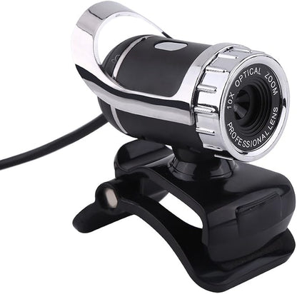 ZJchao Pro Webcam USB 2.0 12M, Audio & Video Accessories Anti-Haarausfall Pixels Clip-on Web Camera 360° Rotating Built-in Microphone for PC Widescreen Video Calling Desktop