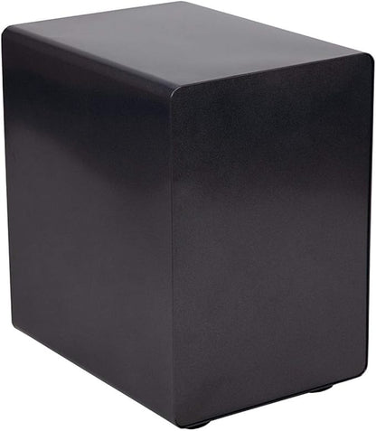 Flash Furniture Wren Ergonomic 3-Drawer Mobile Locking Filing Cabinet with Anti-Tilt Mechanism and Hanging Drawer for Legal & Letter Files, Black