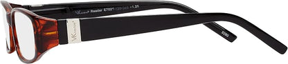 SAV Eyewear (Select-A-Vision) Victoria Klein Fashion Rectangular Reading Glasses 7021 Demi, 2.50