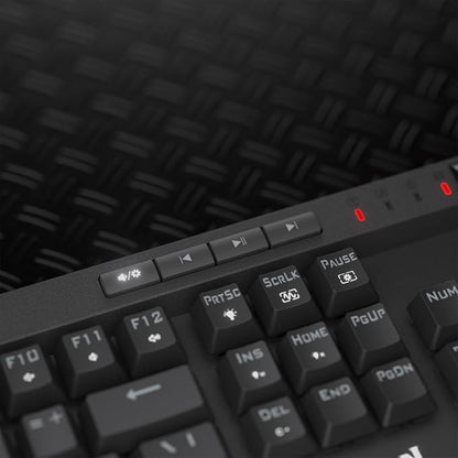 Redragon K580 PRO Wireless RGB Gaming Keyboard, 3-Modes 104 Keys Mechanical Keyboard w/Hot-Swap Socket, Dedicated Media Controls & Onboard Macro Recording, Linear Red Switch