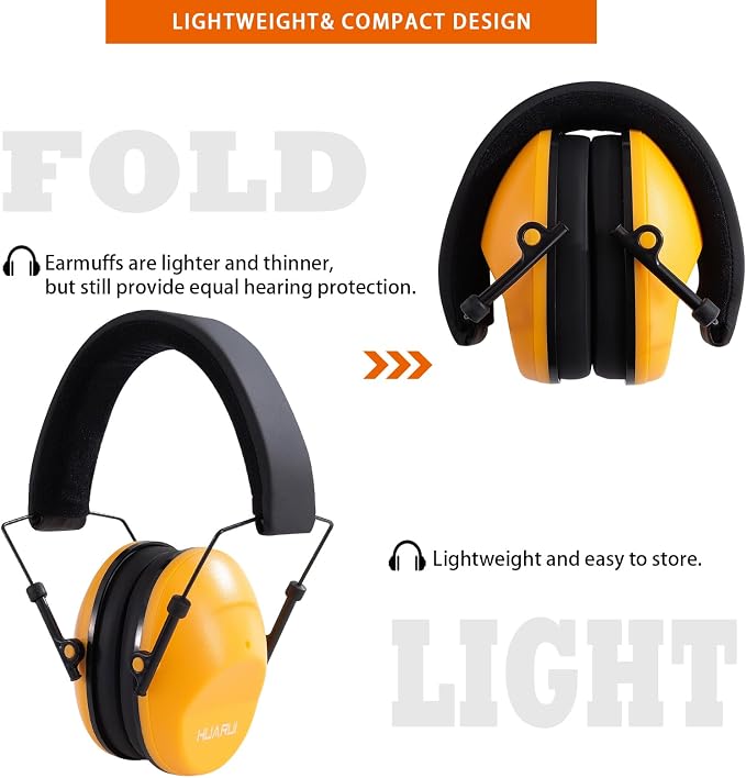 Ear Protection noise cancelling headphones For Adults, Children, Sensory Autism Hearing Protection Safety Earmuffs