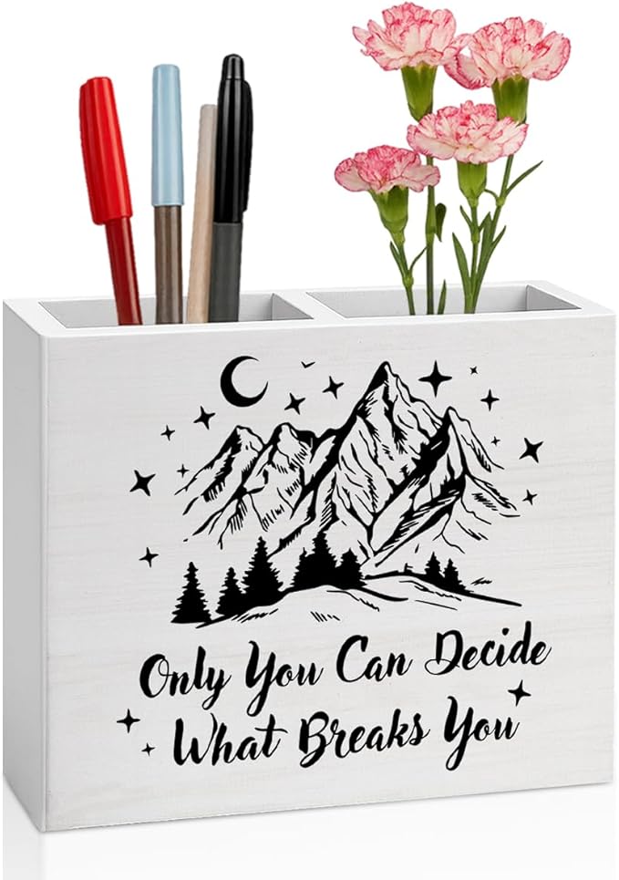 Book Gifts for Book Lovers Reader Writer Librarian book Wooden Pencil Holder desk decor for Library Office Home Christmas Birthday Holder2822