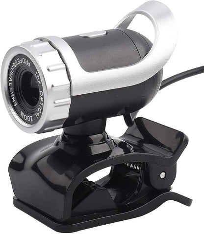 ZJchao Pro Webcam USB 2.0 12M, Audio & Video Accessories Anti-Haarausfall Pixels Clip-on Web Camera 360° Rotating Built-in Microphone for PC Widescreen Video Calling Desktop