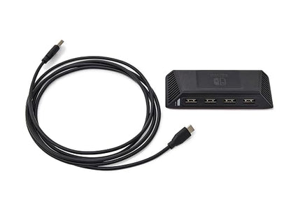 PowerA 4-Port Hi-Speed USB Hub for Nintendo Switch™, USB 2.0, 6 ft. USB Cable, Weighted Base, Officially Licensed