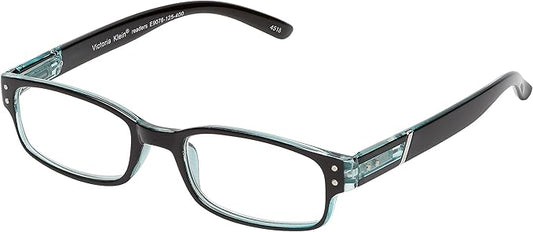 SAV Eyewear (Select-A-Vision) Victoria Klein Fashion Round Reading Glasses 9076 Blue, 2.00