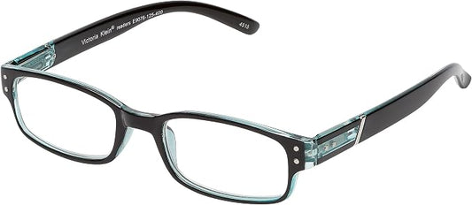 SAV Eyewear (Select-A-Vision) Victoria Klein Fashion Round Reading Glasses 9076 Blue, 2.50