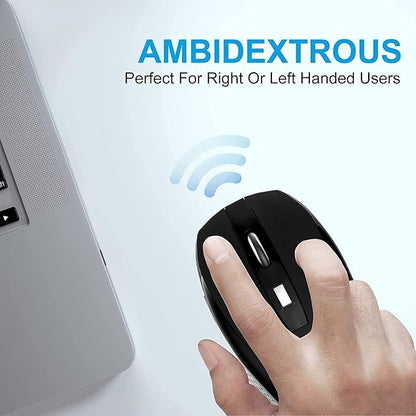 Guiheng Wireless Mouse, 2.4Ghz Wireless Mouse Computer Mouse 1200DPI,6 Buttons with Nano Receiver for Laptop,PC,Chromebook,Computer,Notebook,Office-10 Pack