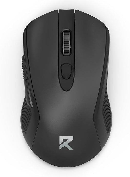 Redragon Wireless Mouse - BT& 2.4GHz Dual Mode - Max 4000 DPI - 6 Buttons - 18 Months Battery - No Wires - Smooth Tracking - Quiet Silent Portable Optical Computer Mouse for Laptop, PC, Windows, Mac