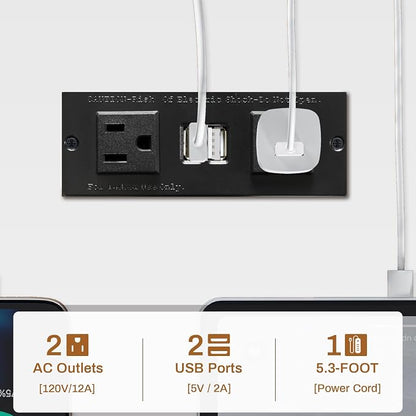 SEDETA L Shaped Computer Desk, 63” Reversible Office Desk or Corner Desk with Storage Shelves, White Gaming Desk with LED Lights, Power Outlet