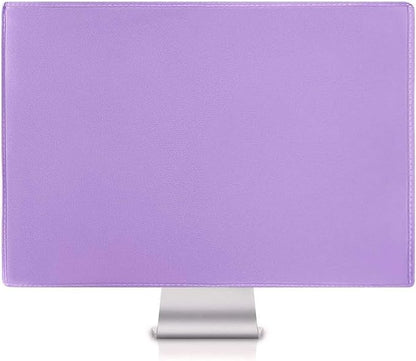 MOSISO Monitor Dust Cover 22, 23, 24, 25 inch Anti-Static Dustproof LCD/LED/HD Panel Case Computer Screen Protective Sleeve Compatible with iMac 24 inch, 22-25 inch PC, Desktop and TV, Purple