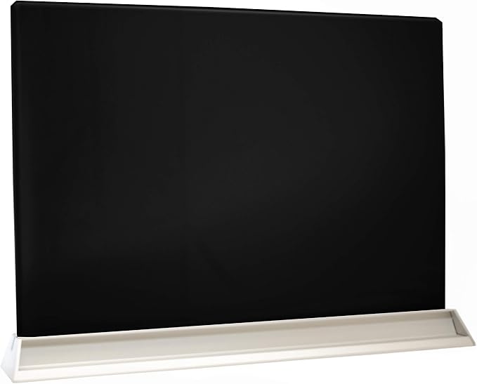 Audio-Visual Direct Magnetic Memo White Board Planner for Reception & Office (Divider, Black)