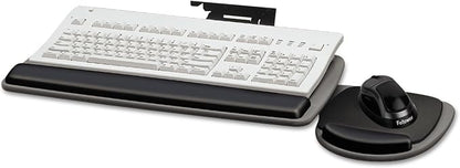 Fellowes 93841 Adjustable Standard Keyboard Platform, 20-1/4w x 11-1/8d, Graphite/Black, 4.5" x 30.5" x 20"
