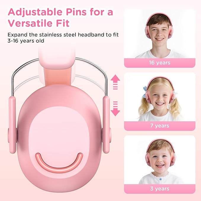 Link Dream Ear Protection Ear Muffs for Kids Toddler Noise Cancelling Reduction SNR 30dB for Show, Concert, Events, Fireworks