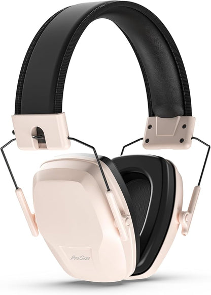 ProCase Noise Reduction Ear Muffs SNR 29dB, Hearing Protection Headphones for Adults, Adjustable Soundproof Ear Defenders