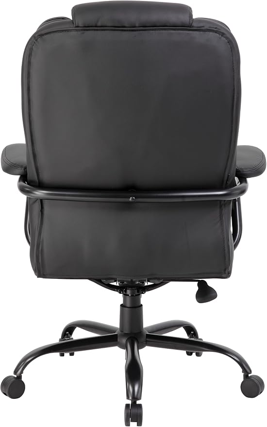 Boss Office Products Heavy Duty Executive Chair with 350lbs Weight Capacity in Black