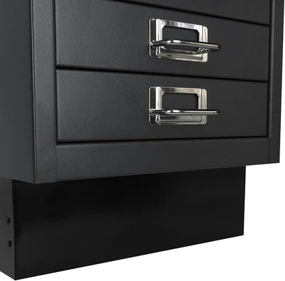Bisley Standard Plinth Base for MultiDrawer Cabinet | For Use with 6, 8, + 10 Drawer Units, Powder-Coated Steel, Adds 3" Height