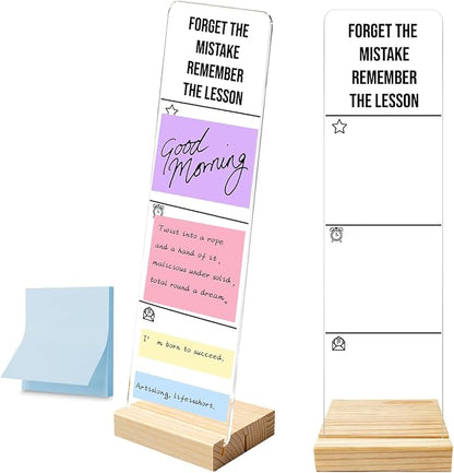 Computer Monitor Memo BoardHoldIForget The Mistake Remember The Lesson Logo Decor Monitor Message Board Sticky Notes for Send Family Members Office Friends and Colleagues Gifts