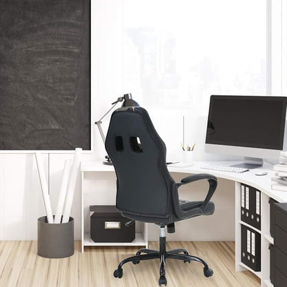BestOffice Office Chair PC Gaming Chair Cheap Desk Chair Ergonomic PU Leather Executive Computer Chair Lumbar Support for Women, Men (Camo)