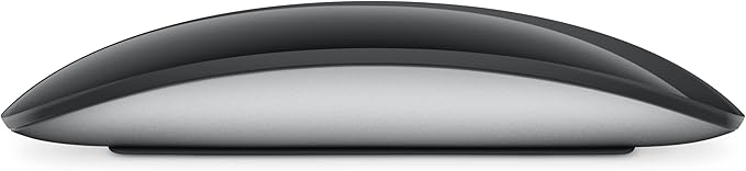 Apple Magic Mouse  (Wireless, Rechargable) - Black Multi-Touch Surface (Renewed)