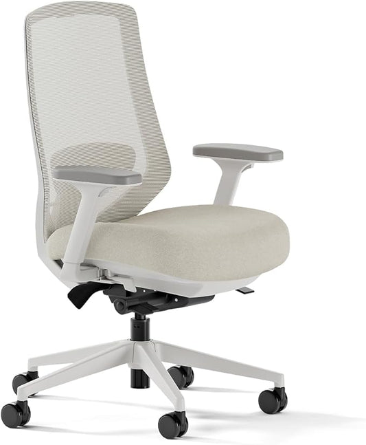 Branch Ergonomic Chair Pro - Mesh Office Chair with 14 Points of Adjustment - Height, Depth & Tilt Adjustable - 5D Armrests - Forward Tilt, Smooth Recline, and Lumbar Support - Shore