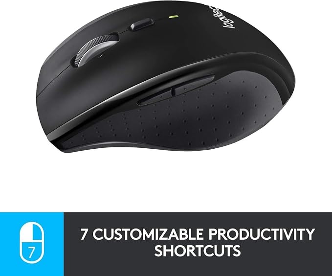 Logitech M705 Wireless Marathon Mouse (Renewed)