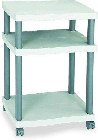 Safco Products 1860GR Wave Desk Side Printer Machine Stand, Light Gray